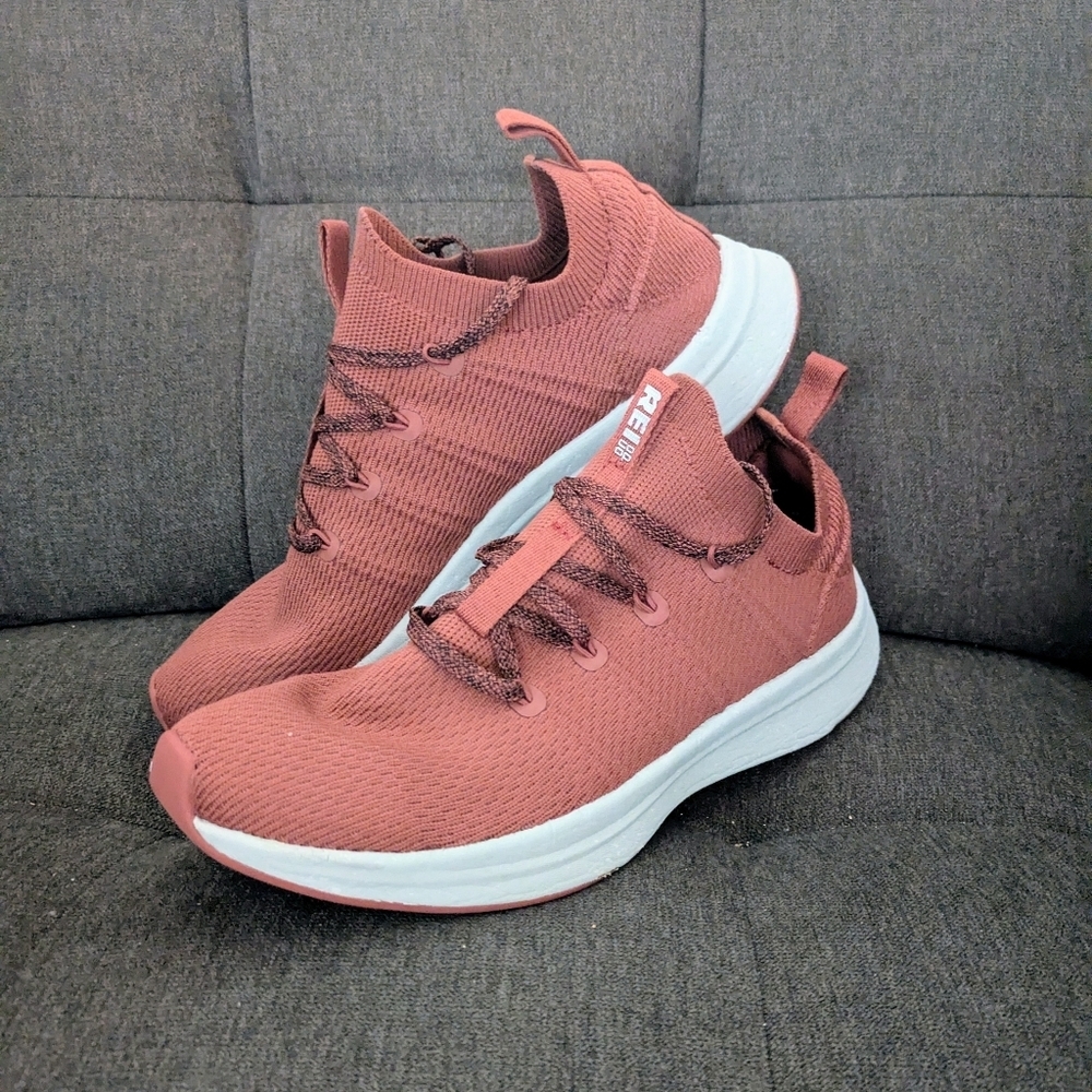 REI Co-op Beyonder Trail Sneaker Womens Coral Lace Up Hiking Knit Shoe Sz 10